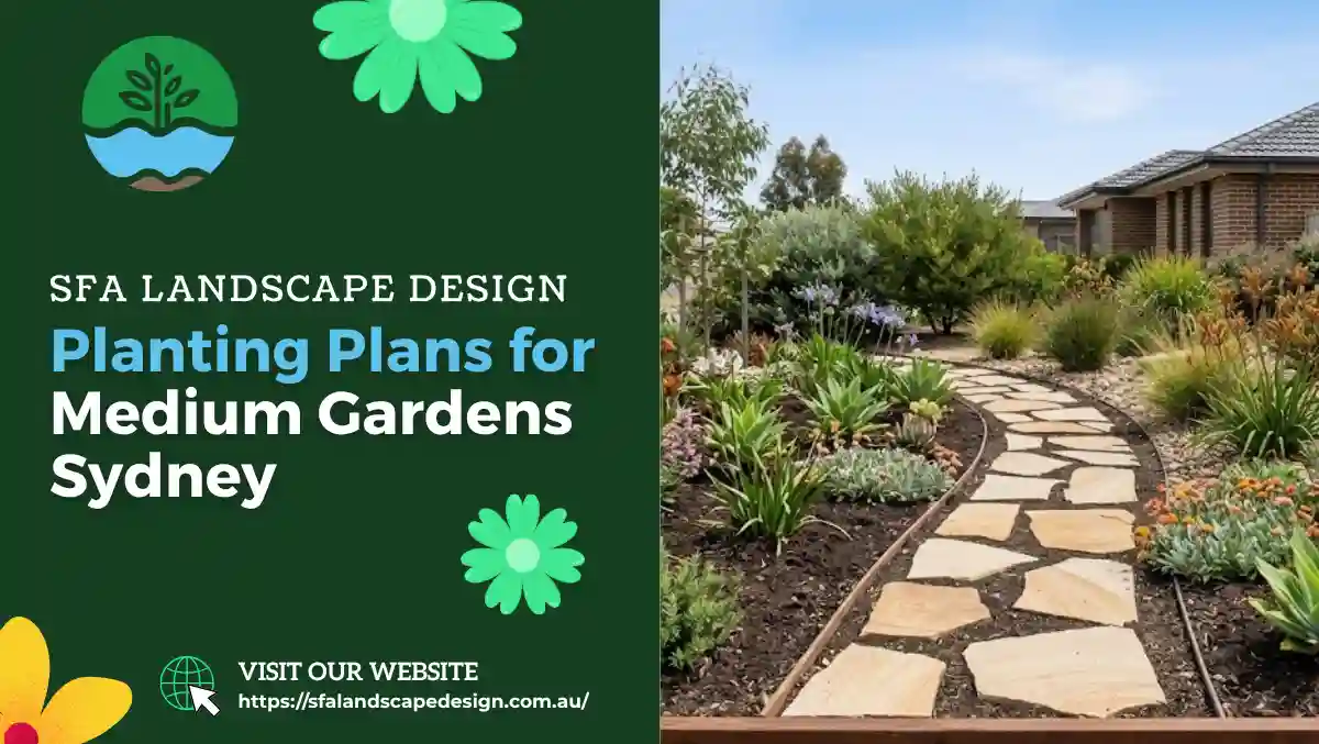 Planting Plans for Medium Gardens Sydney